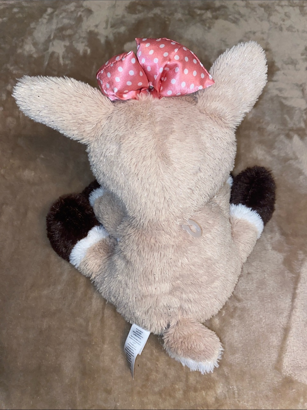 Rudolph the Red Nose Reindeer Clarice sitting Plush size 12” - Picture 3 of 4